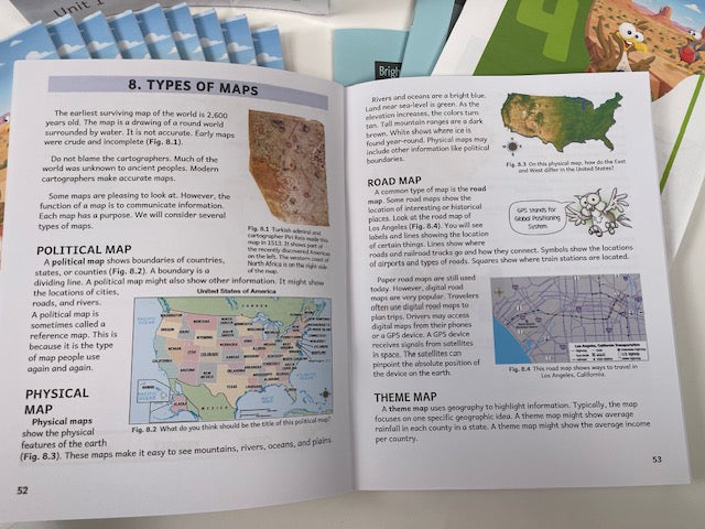4th Grade US Geography (Kit - 13 pieces)