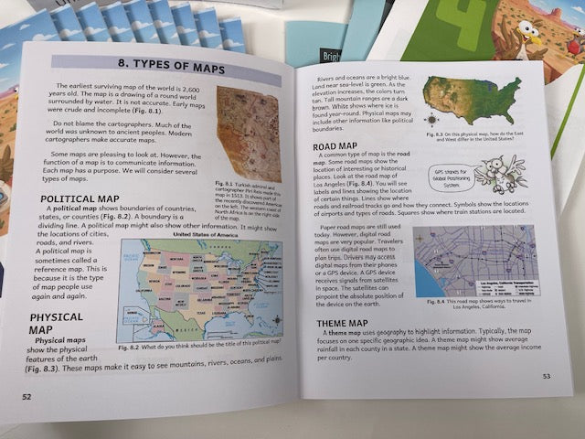 4th Grade US Geography (Kit - 13 pieces)