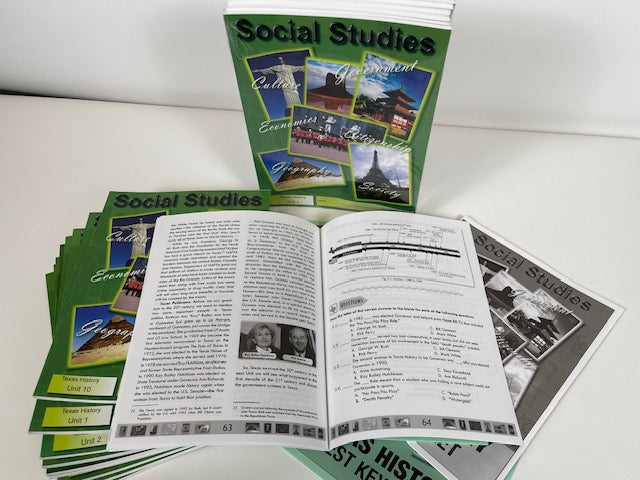 7th Grade Texas History (Kit - 13 pieces)