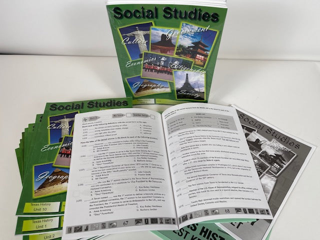 7th Grade Texas History (Kit - 13 pieces)